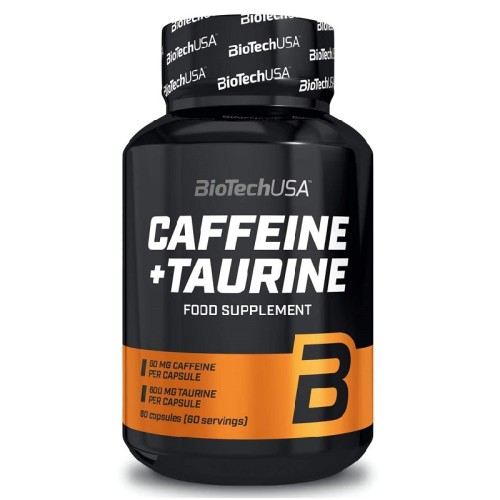 BioTech USA Caffeine Taurine, 60 Capsules